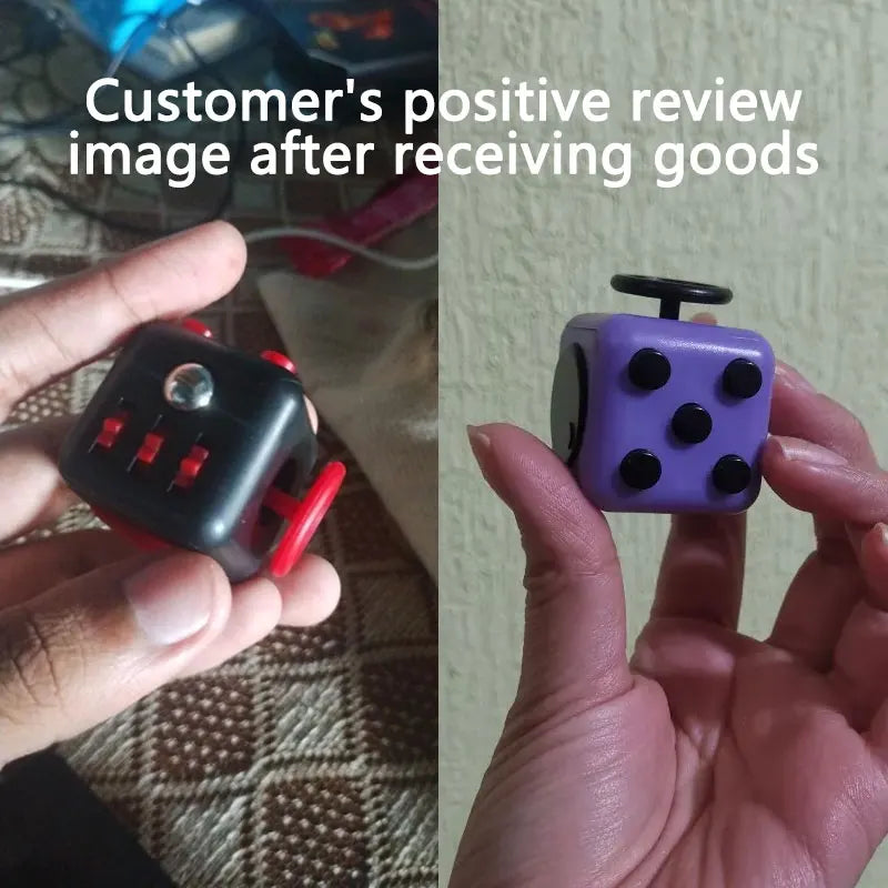 Fidget Cube Decompression toy 3.4cm Antistress Games Toys For Kids Adults Autism ADHD Antistress Anxiety Stress Relief Cu