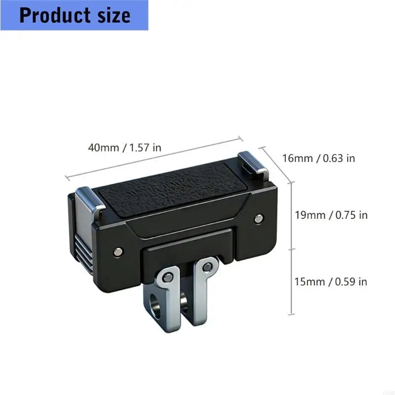 Quick Release Mount For Action 5Pro/4/3/0SM0 360 Cameras With Double Locking System And Universal Compatibility H8WD