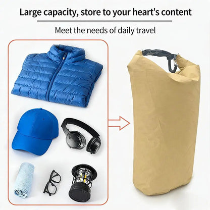  Waterproof Dry Bag For Camping Drifting HikingLightweight Waterproof Vacuum Compression Dispenser Bags Portable Organizer