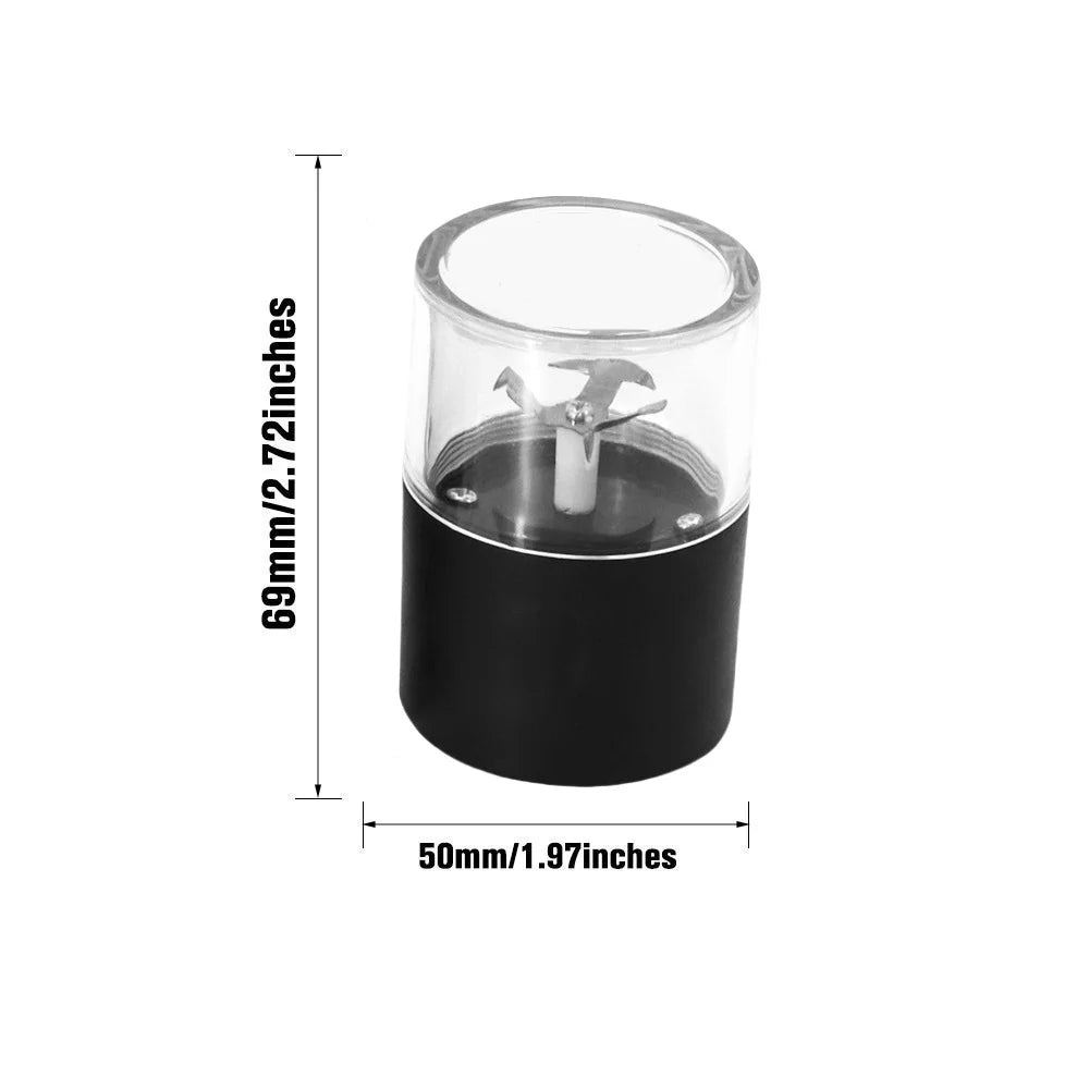 2inch Electric Herb Grinder Salt Mill Spice Pepper Crusher Mortar Tobacco Grinder Cigarette Smoking Tool Kitchen Accessories