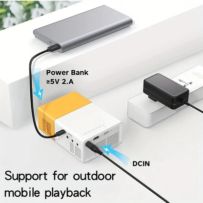 ultra high definition projector for home bedroom wall projection, home cinema with mobile phone screen projection, TV office