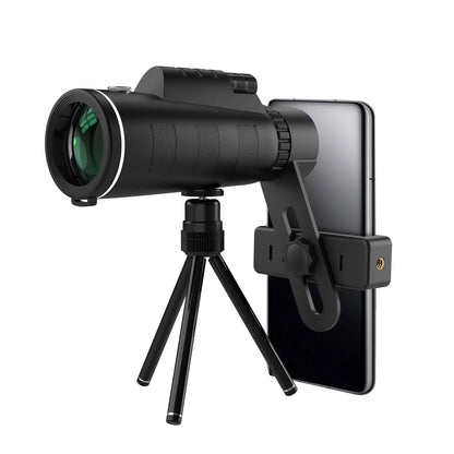 Monocular 40X60 HD Telescope Professional Night Powerful Binoculars Waterproof Mini Pocket Zoom with Smartphone Hunting Camping