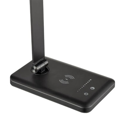 Wireless Charger LED Desk Lamp USB Charging Dimmable Touch Control Eye-caring Table Lights Port For Bedroom Living Room Office