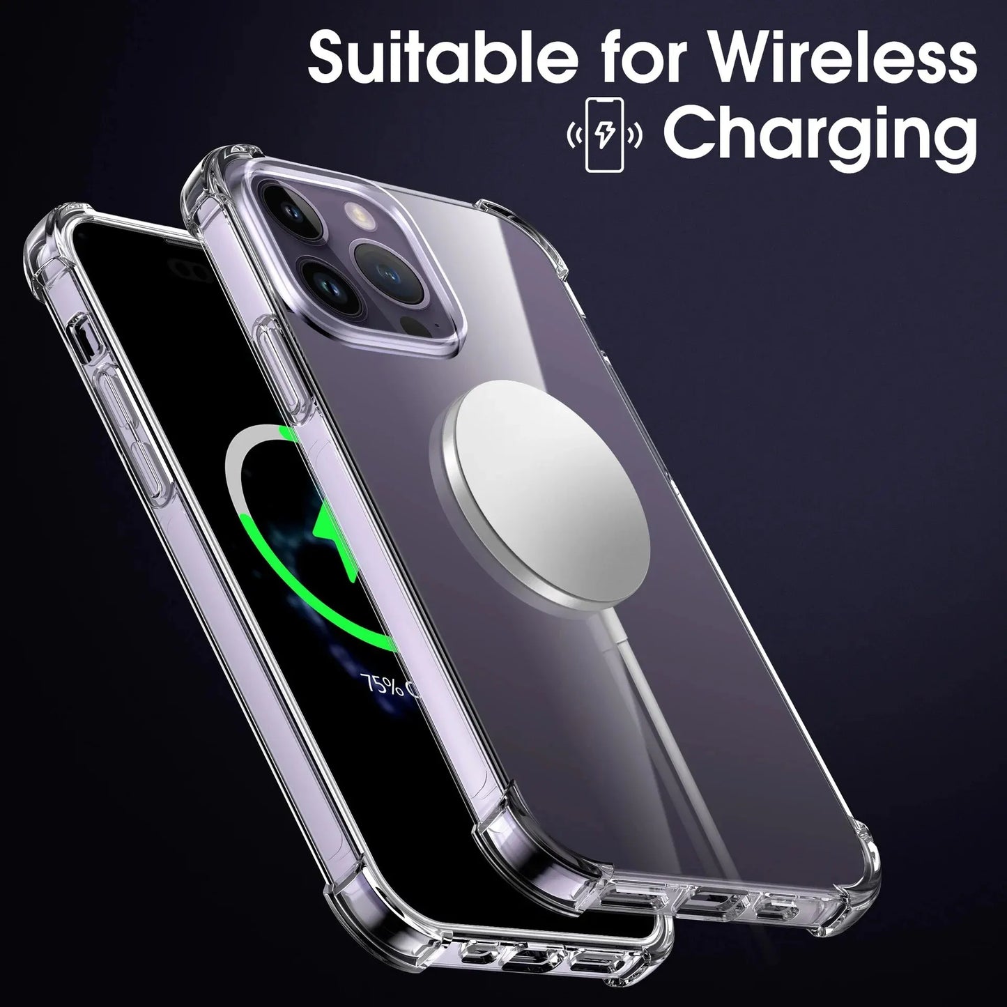 Luxury Clear Shockproof Case For iPhone 15 14 13 12 11 Pro Max Phone Cover on iPhone 13 12 14 15 Plus Back Cover Clear Case