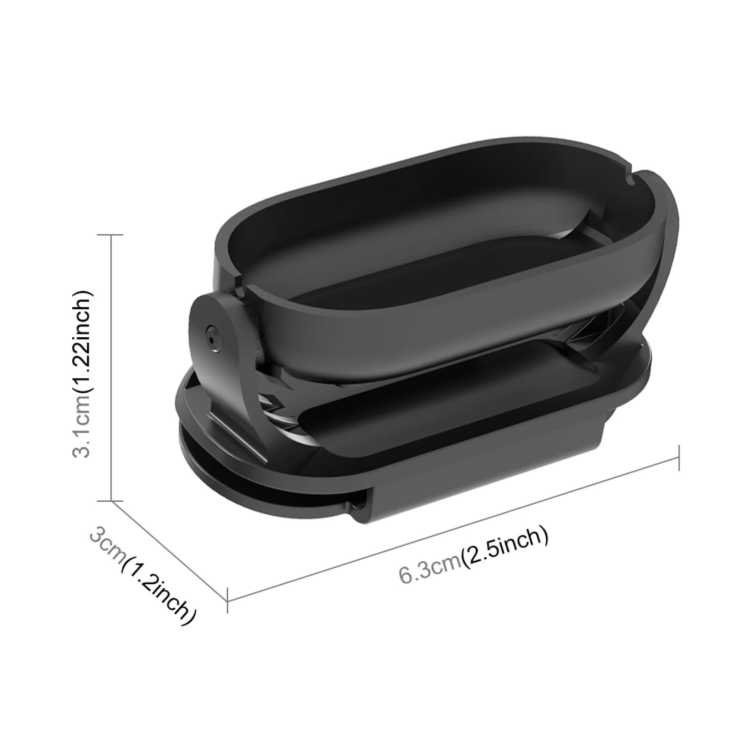 Action Camera Hat Mount Clip Mount Backpack Strap Clip Magnetic Mount for Camera 180 Degree Rotatable for Insta360 GO3/ GO2