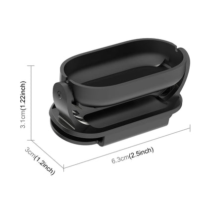 Action Camera Hat Mount Clip Mount Backpack Strap Clip Magnetic Mount for Camera 180 Degree Rotatable for Insta360 GO3/ GO2