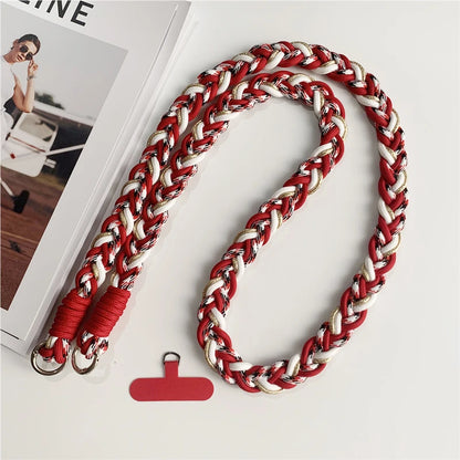 New Phone Lanyard Detachable Adjustable Necklace Lanyards For Bag Camera Crossbody Cell Phone Straps Neck Clip Cord Rope
