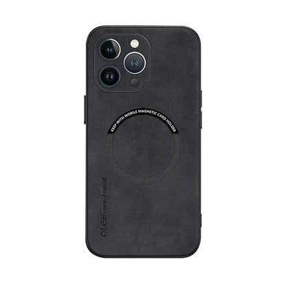 For Magsafe Luxury Leather Shockproof Phone Cases For iPhone 17 16 15 14 13 12 11 Pro Max Plus Magnetic Wireless Charging Cover
