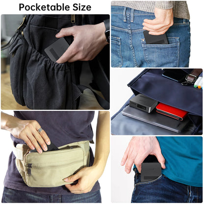 8849 MARS Mini Projector Portable DLP Projector Pocket Size Auto Focus & Key Compatible for Laptop, PC, Smartphone