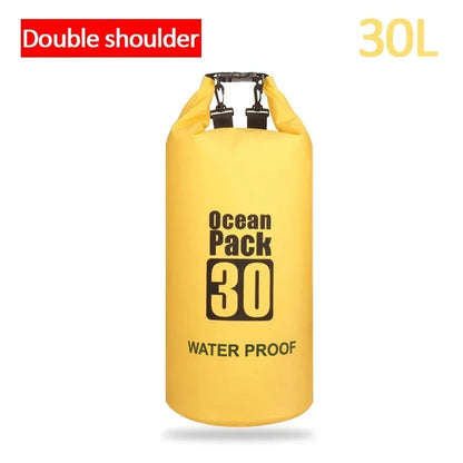 Dry PVC waterproof bags for men and women, 2L/5L/10L/20L/30L, outdoor swimming bucket bags, rafting bags