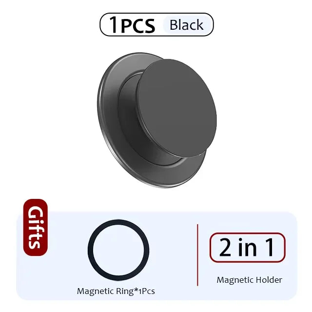 Popped Magnetic Foldable Phone Grip Holder Socket  Support Tok For iPhone 17 16 15 14 13 N52 Magnet Ring Finger Expanding Stand