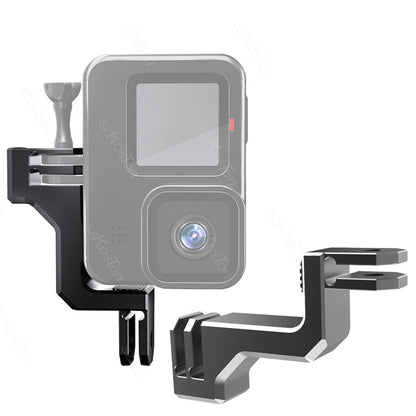 For Go Pro 13 12 11 10 9 8 Action Camera Vertical Bracket Adjusting Arm Mount Adapter Vertical Shooting First-view Accessories