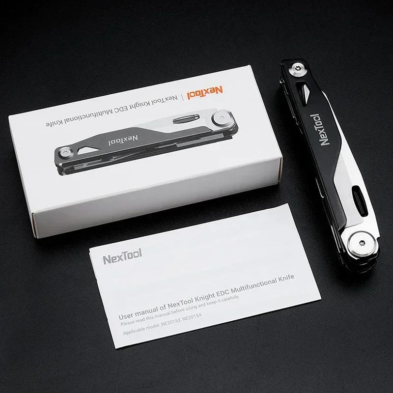NexTool 12-in-1 Multitool Knife Outdoor Pocket Knife Survival Kit Folding Multi Tool Screwdriver EDC Tools with Nylon Case