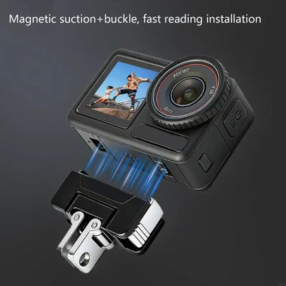 Quick Release Mount For Action 5Pro/4/3/0SM0 360 Cameras With Double Locking System And Universal Compatibility H8WD