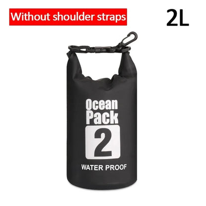 Dry PVC waterproof bags for men and women, 2L/5L/10L/20L/30L, outdoor swimming bucket bags, rafting bags