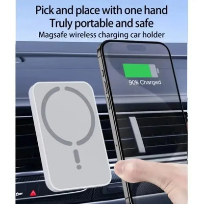 Magnetic Car Wireless Charger Air Vent GPS Phone Holder Stand For Magsafe iPhone 17 16 15 14 13 12 Pro Max Cell Fast Charging