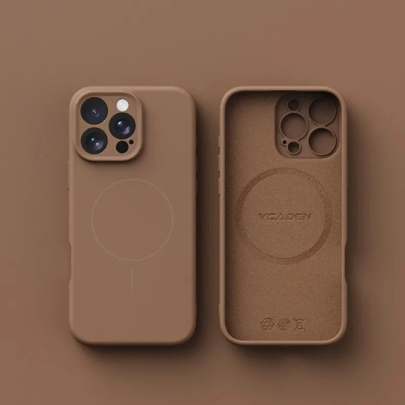 Magnetic Luxury Wireless Charge For Magsafe Phone Cases for iPhone 16 Plus 15 14 13 17 Pro Max 17 Original Liquid Silicone Cover