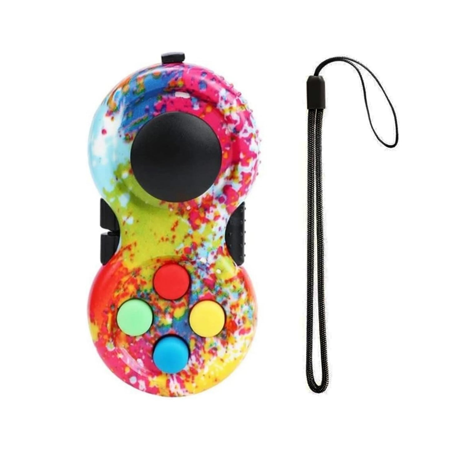 Fidget Pad with 8 Fidget Functions, Fidget Controller Stress Reducer, Fidget Toy Cube Relieves Stress and Anxiety Relief Toys