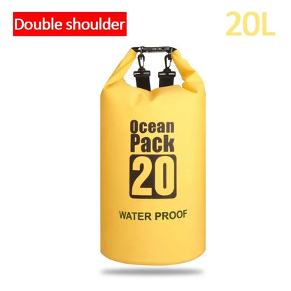Dry PVC waterproof bags for men and women, 2L/5L/10L/20L/30L, outdoor swimming bucket bags, rafting bags