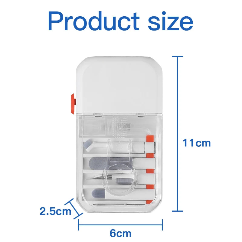 14 in 1 Digital Electronic Cleaning Set Screen Cleaning Bracket Design Phone Keyboard Cleaner Kit Portable Multipurpose