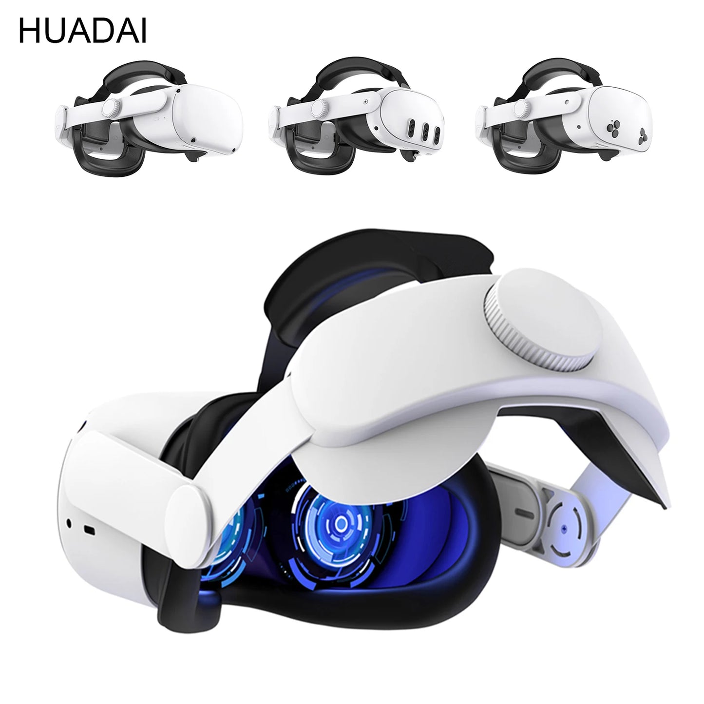 HUADAI design Comfort Head Strap AccessoriesCompatible with Oculus/Meta Quest 2/3/ 3S, Elite Strap Replacement  VR Accessories