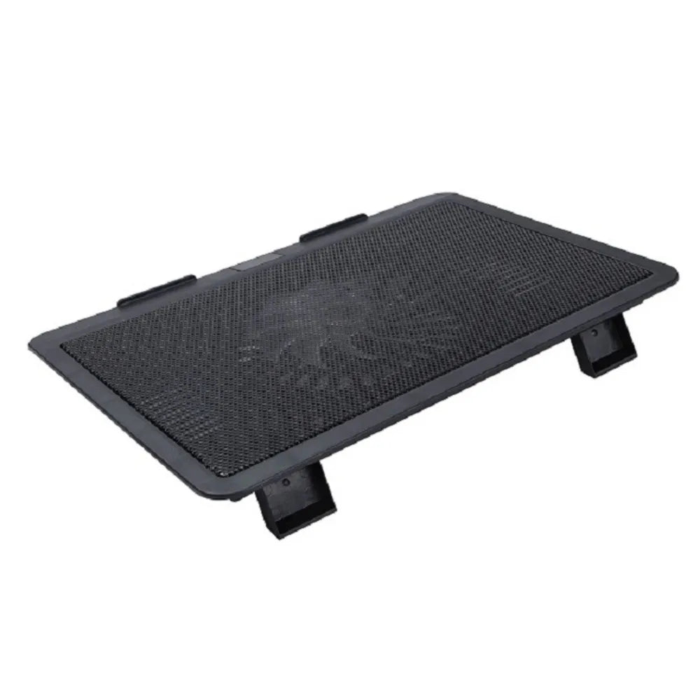 Portable Adjustable Laptop Cooling Pad USB Port LED Light Laptop Cooler Fan Metal Mesh Laptop Cooling Stand Study