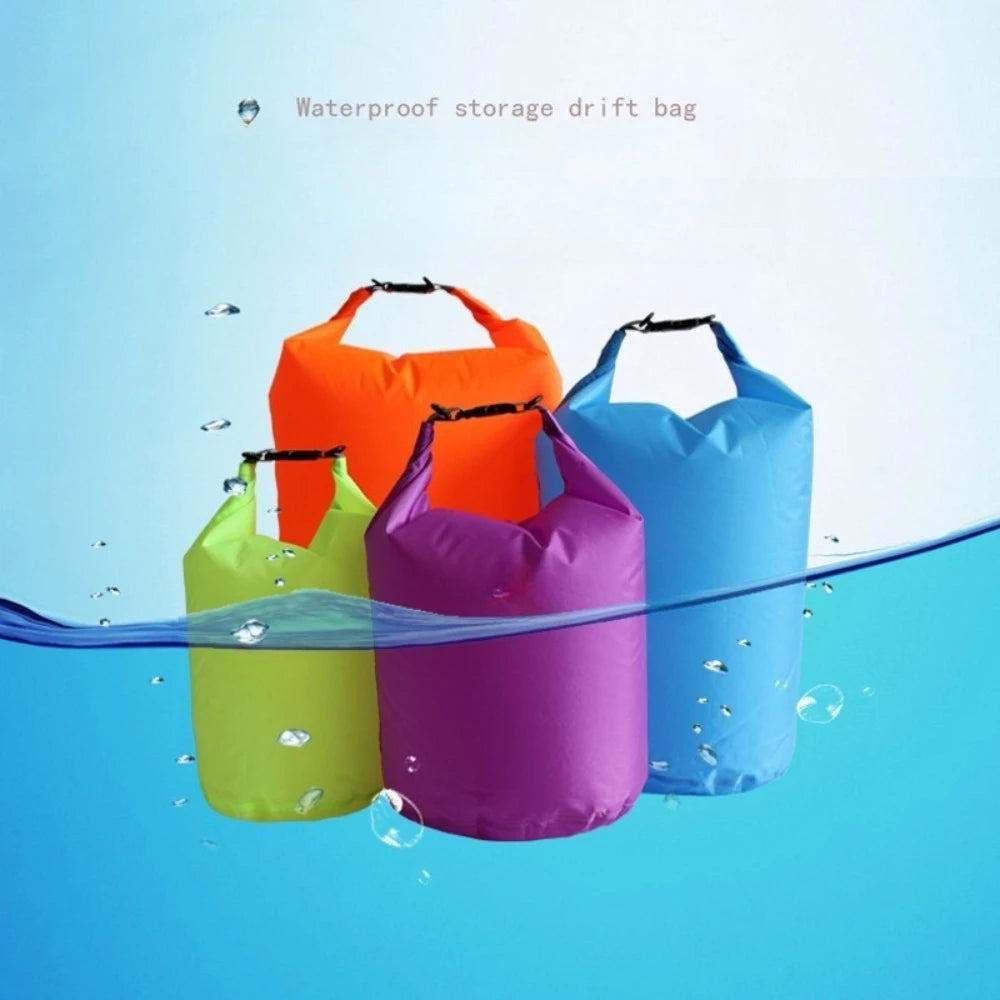 1Pc 5L/10L/20L/40L/70L Waterproof Dry Bag Ultra Lightweight Airtight Bags Roll Top Drybags for Camping Kayaking Swimming Rafting
