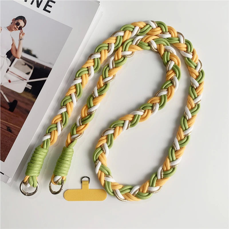 New Phone Lanyard Detachable Adjustable Necklace Lanyards For Bag Camera Crossbody Cell Phone Straps Neck Clip Cord Rope