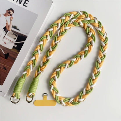 New Phone Lanyard Detachable Adjustable Necklace Lanyards For Bag Camera Crossbody Cell Phone Straps Neck Clip Cord Rope