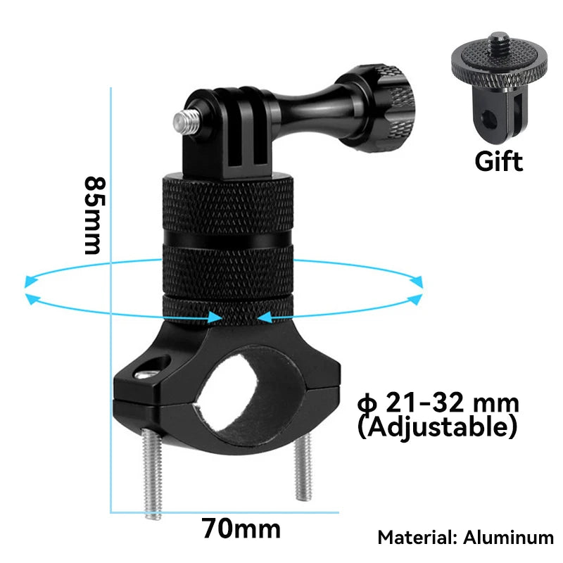 Camera Motorcycle Handlebar Mount Selfie Stick Bicycle Monopod for Go Pro 13 12 11 10 9 8 Insta360 X4 X5 DJI Osmo Action 5 Pro 4