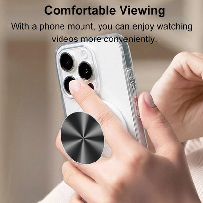 Popped Magnetic Foldable Phone Grip Holder Socket  Support Tok For iPhone 17 16 15 14 13 N52 Magnet Ring Finger Expanding Stand