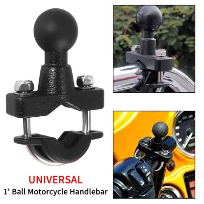Motorcycle Handlebar Accessories U Bolt Mount Base Kit 2.2cm Ball Clamp Bracket for Motorbike Phone Holder Easily Install