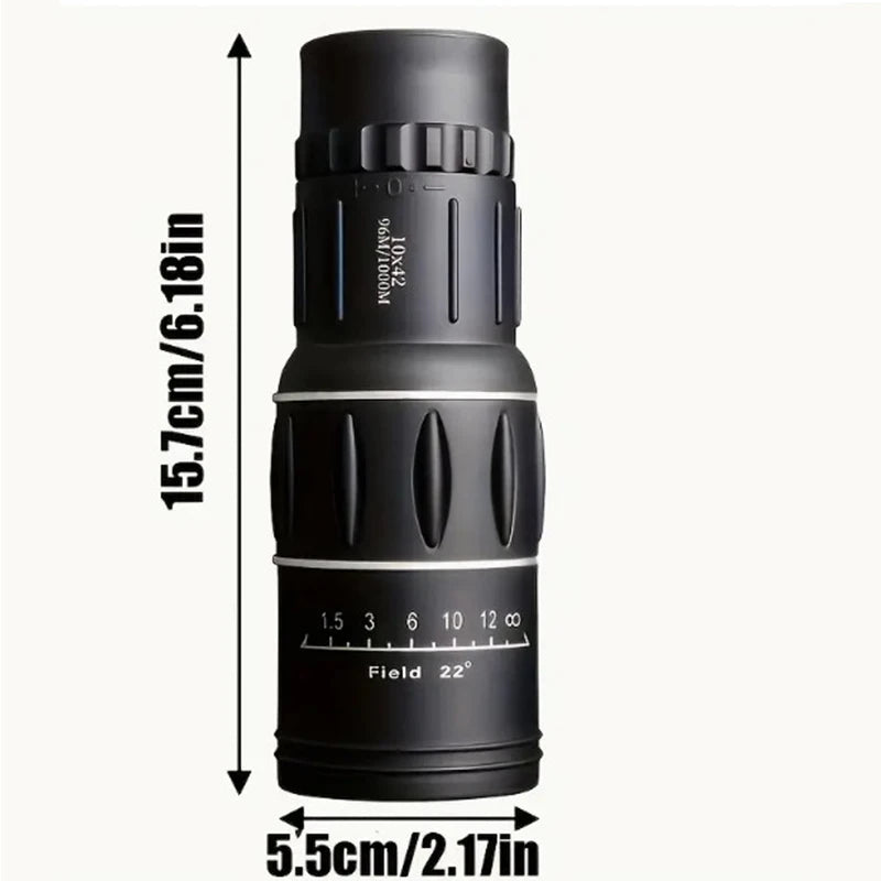 16x52 Monocular Binoculars Dual-focus Large-aperture Birdwatching Scope Photography Low-light Night Vision Hunting Camping