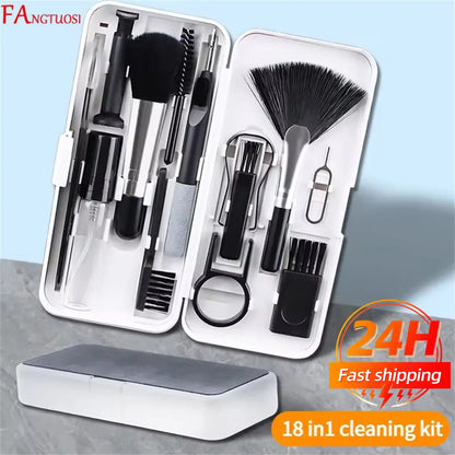 mobile phones cleaning kit are suitable for cleaning dust and stains on screens of mobile phones, cameras, laptops, tablets, etc