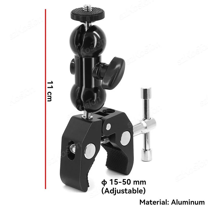 Camera Motorcycle Handlebar Mount Selfie Stick Bicycle Monopod for Go Pro 13 12 11 10 9 8 Insta360 X4 X5 DJI Osmo Action 5 Pro 4
