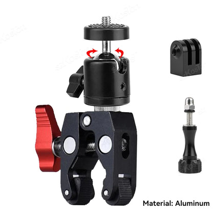 Camera Motorcycle Handlebar Mount Selfie Stick Bicycle Monopod for Go Pro 13 12 11 10 9 8 Insta360 X4 X5 DJI Osmo Action 5 Pro 4