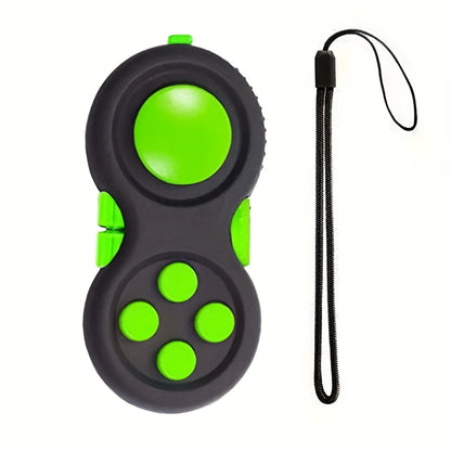 Fidget Pad with 8 Fidget Functions, Fidget Controller Stress Reducer, Fidget Toy Cube Relieves Stress and Anxiety Relief Toys