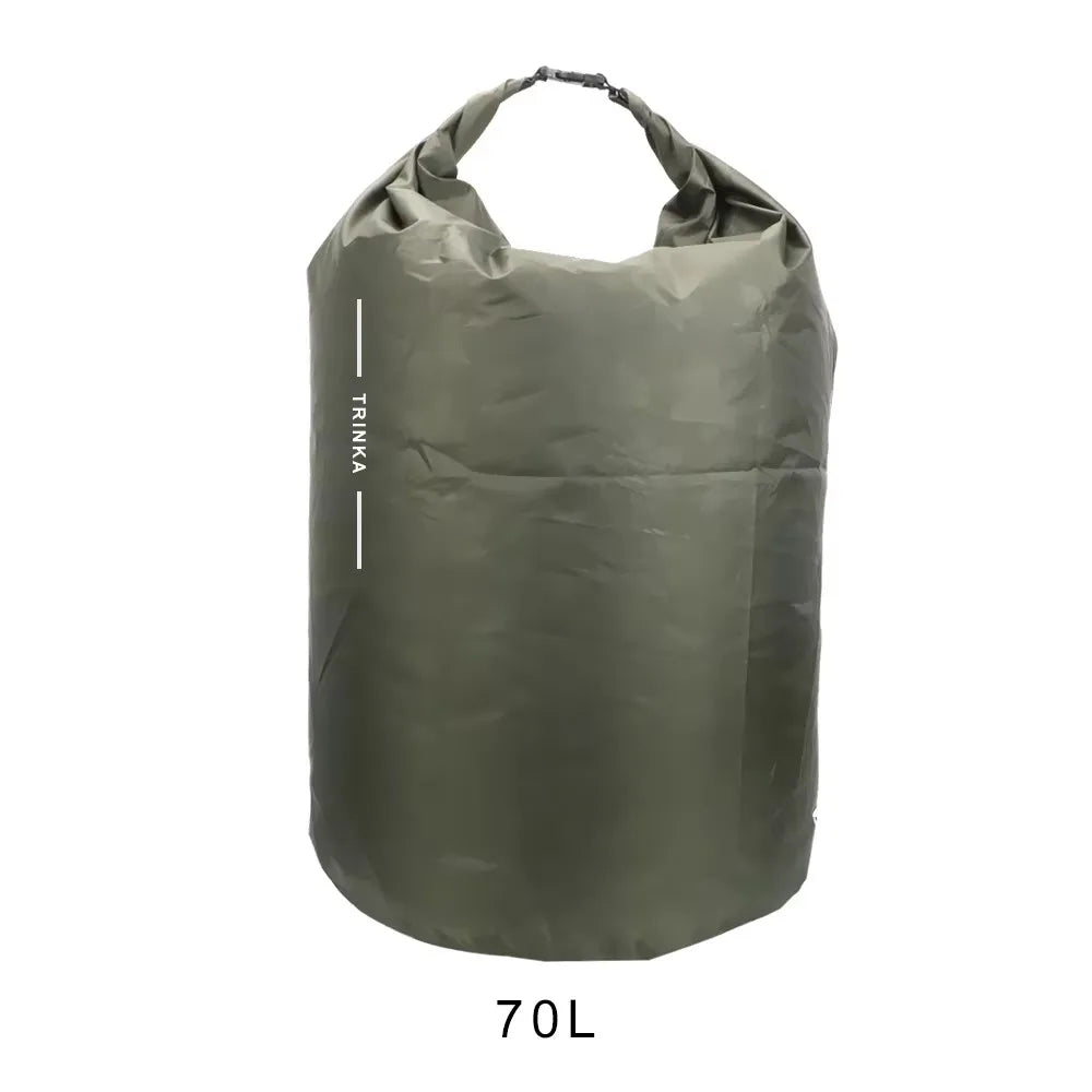 Dry storage bags for rowing, kayaking, and canoeing, 8L, 40L, 70L, waterproof non-water-filled bags, suitable for outdoor travel