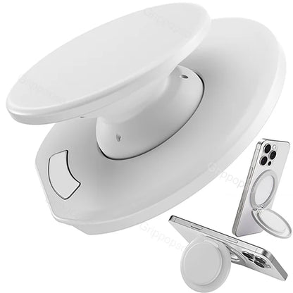 Grippopso for MagSafe Phone Grip with Built-in Phone Stand Adjustable Kickstand for Portrait or Landscape Strong Magnetic Holder