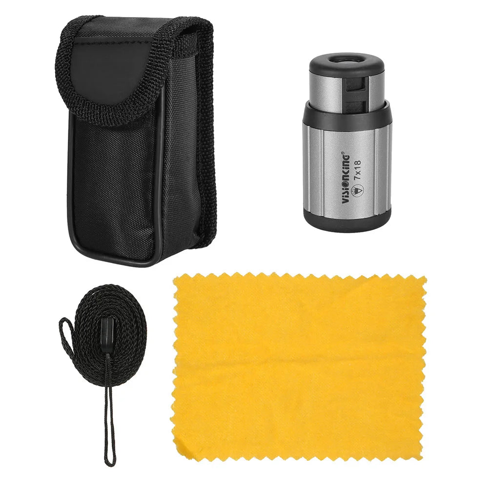Visionking 7X18 Monocular Telescope Binoculars Zooming Mini Compact Monocular Telescope Hd Pocket Scopeoptical Monocular
