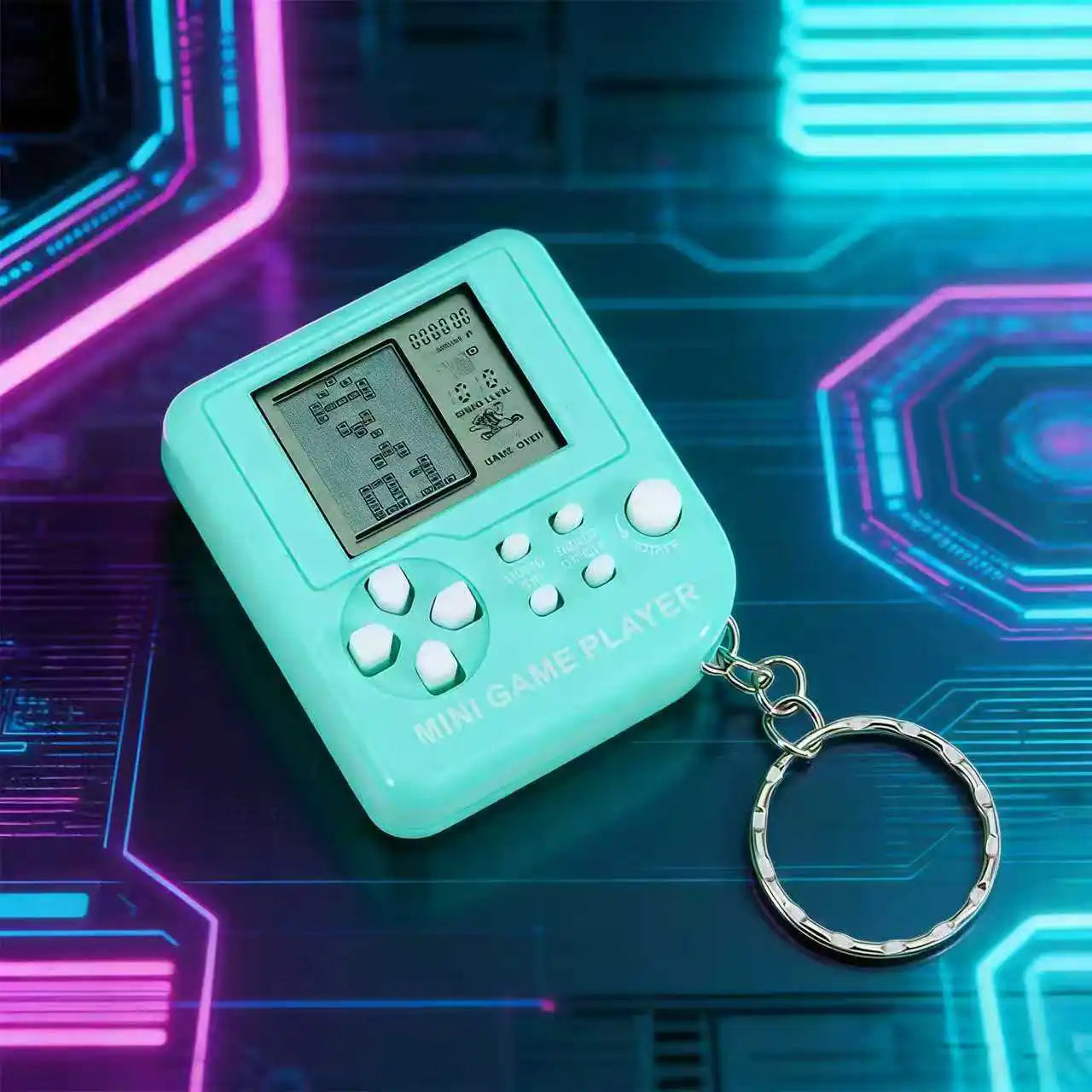 Retro Mini Handheld Game Console Classic Electronic Games Handheld Game Machine Children's Educational Game Console Toy Ide Gift