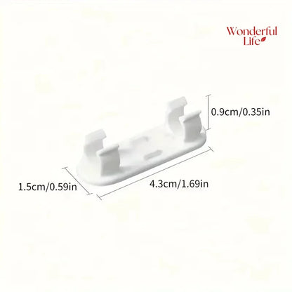 20/50Pcs Adjustable Cable Management Clips Adhesive Sticky Wire Clips Cord Holder For TV PC Cable Under Desk Wall Home Office
