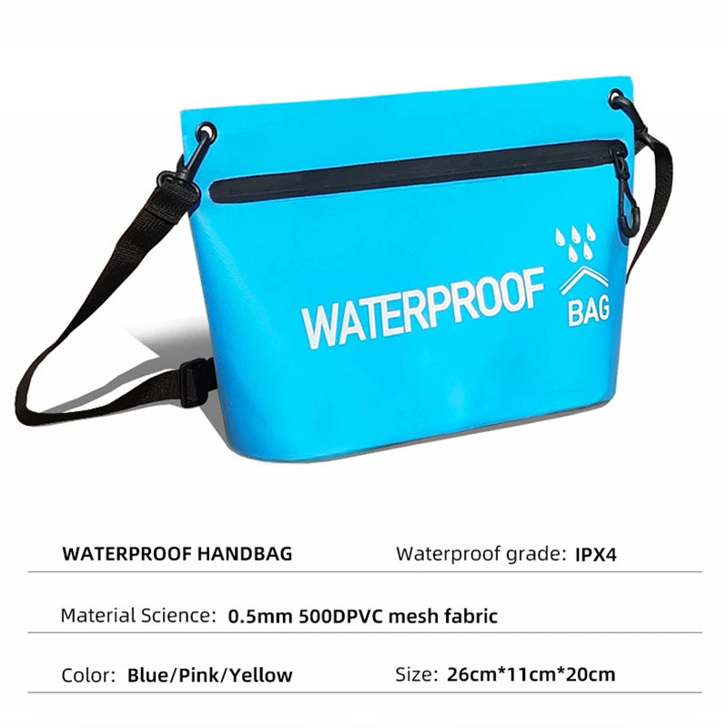 Waterproof Dry Bag Travel Handbag Pack Wash Sack Swimming Rafting Kayaking River Trekking Floating Boating Water Bags