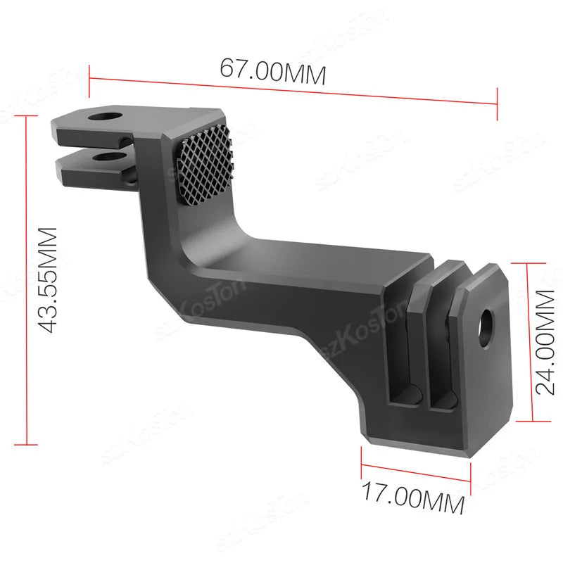 For Go Pro 13 12 11 10 9 8 Action Camera Vertical Bracket Adjusting Arm Mount Adapter Vertical Shooting First-view Accessories