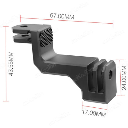 For Go Pro 13 12 11 10 9 8 Action Camera Vertical Bracket Adjusting Arm Mount Adapter Vertical Shooting First-view Accessories