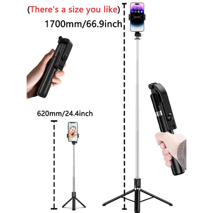 Portable Telescopic Bluetooth Selfie Stick for Live Streaming Photography and Travel A Convenient Photo-taking Gadget