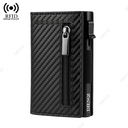 Multi-card Slot Men Wallet Business Card Holder Fashion Folding Large-capacity Coin Purse PU Leather Black Short Purse Card Case