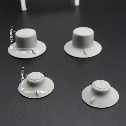 4Pcs Portable Laptop Cooling Pad Non-Slip Desktop Notebook Support Stand Heat Dissipation Desk Organizer