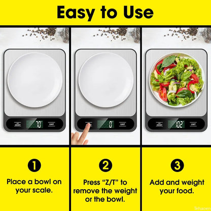 Digital Kitchen Scale Weight Scale Food Coffee Scales Smart Electronic Waterproof Digital Scale For Baking and Cook