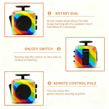 Fidget Cube Decompression toy 3.4cm Antistress Games Toys For Kids Adults Autism ADHD Antistress Anxiety Stress Relief Cu